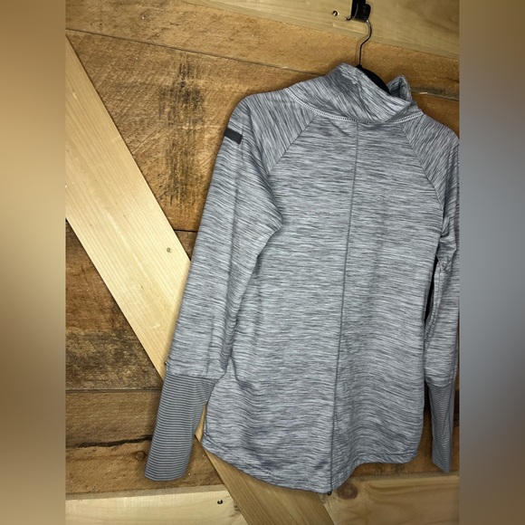 Avalanche Medium Women’s Outdoors Sweatshirt Cowl Neck Hoodie Pullover Grey - Picture 12 of 14